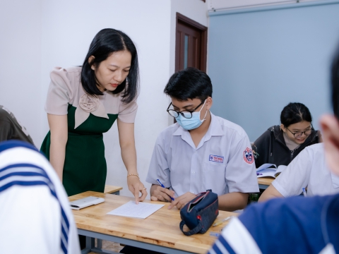 Hình ảnh lớp học tại GNP