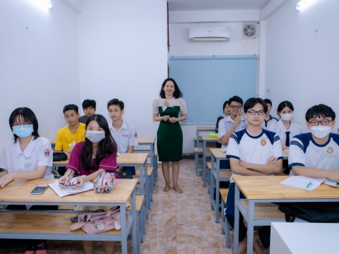 Hình ảnh lớp học tại GNP