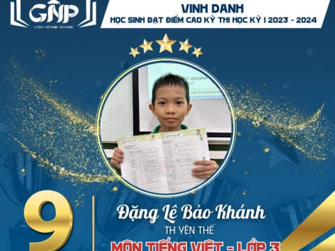 Vinh Danh Gương Mặt Xuất Sắc