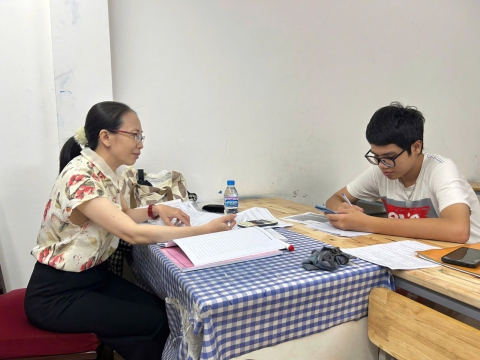 Hình ảnh lớp học tại GNP