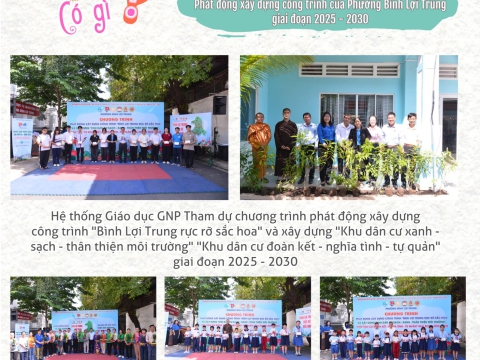 GNP đồng hành cùng các hoạt động chính trị - xã hội phường Bình Lợi Trung