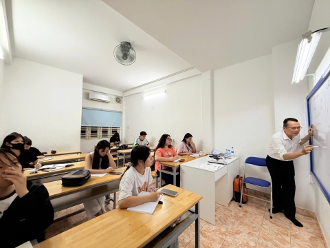 Hình ảnh lớp học tại GNP