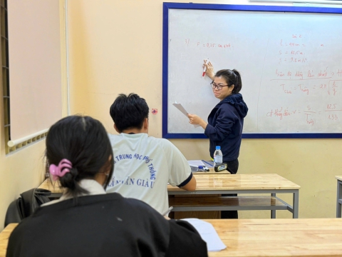 Hình ảnh lớp học tại GNP