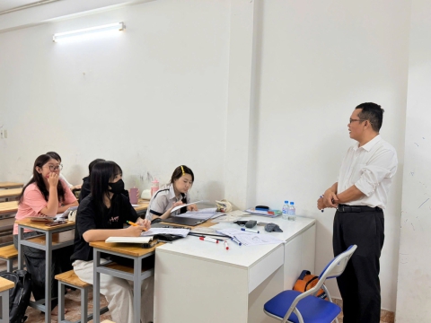 Hình ảnh lớp học tại GNP