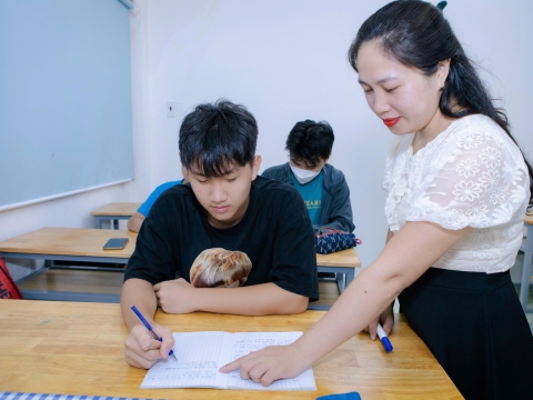 Hình ảnh lớp học tại GNP