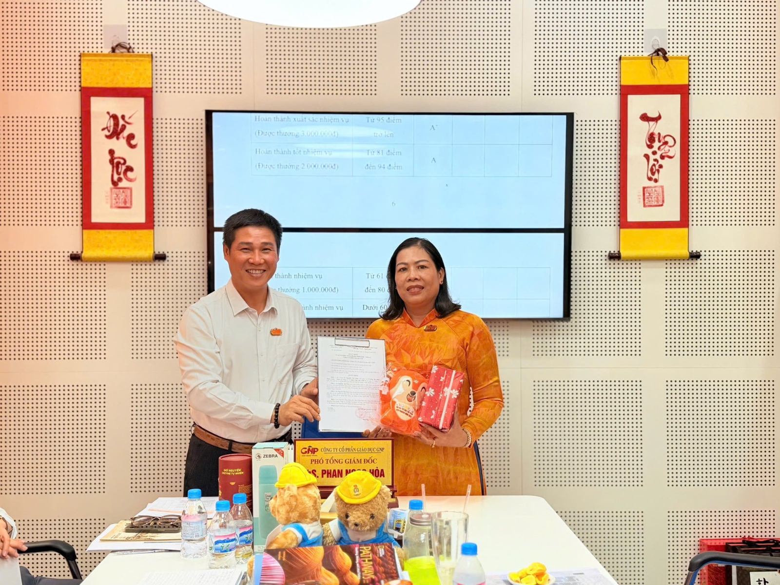 CHÚC MỪNG BÀ NGUYỄN THỊ THỦY - GIỮ NHIỆM VỤ TRƯỞNG PHÒNG HÀNH CHÍNH NHÂN SỰ CÔNG TY CỔ PHẦN GIÁO DỤC GNP