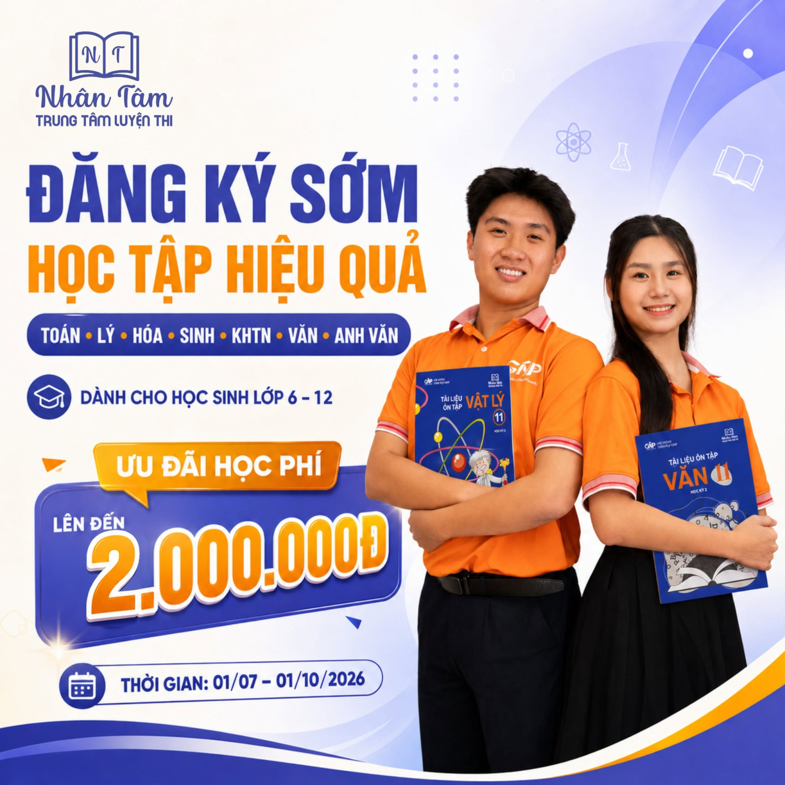 ĐĂNG KÝ SỚM – HỌC TẬP HIỆU QUẢ NĂM HỌC 2026–2027