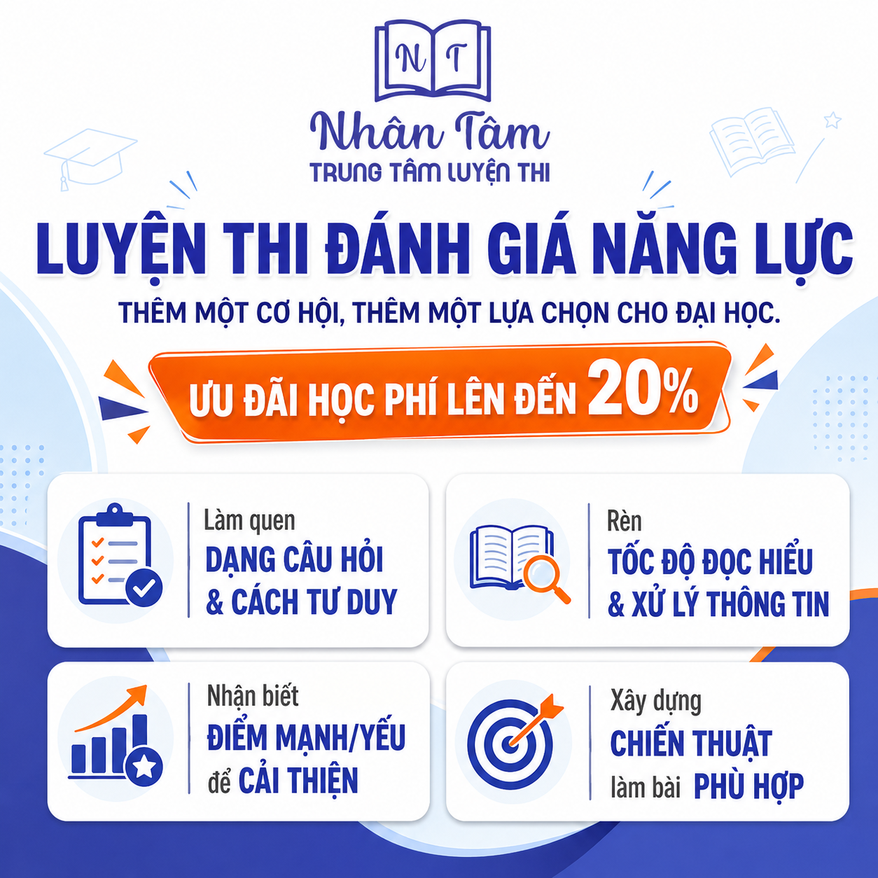 LUYỆN THI ĐÁNH GIÁ NĂNG LỰC – THÊM MỘT CƠ HỘI, THÊM MỘT LỰA CHỌN CHO ĐẠI HỌC